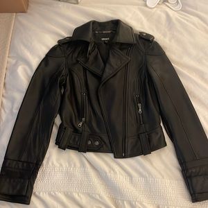DKNY 100% Genuine Leather Jacket - XS